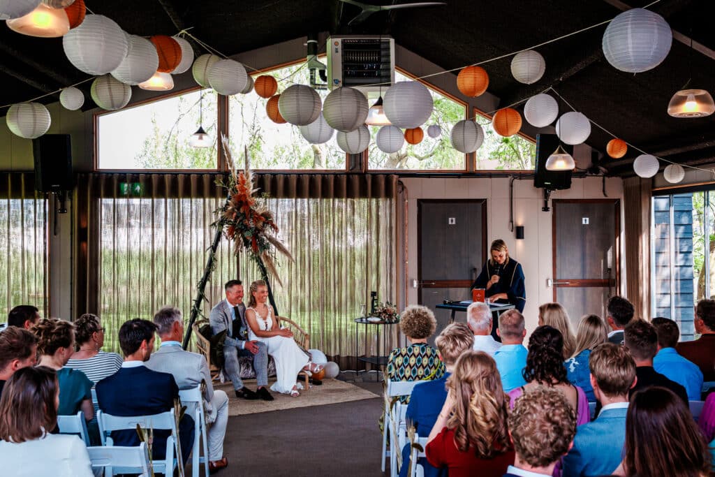 Ceremonie Tuinhuis